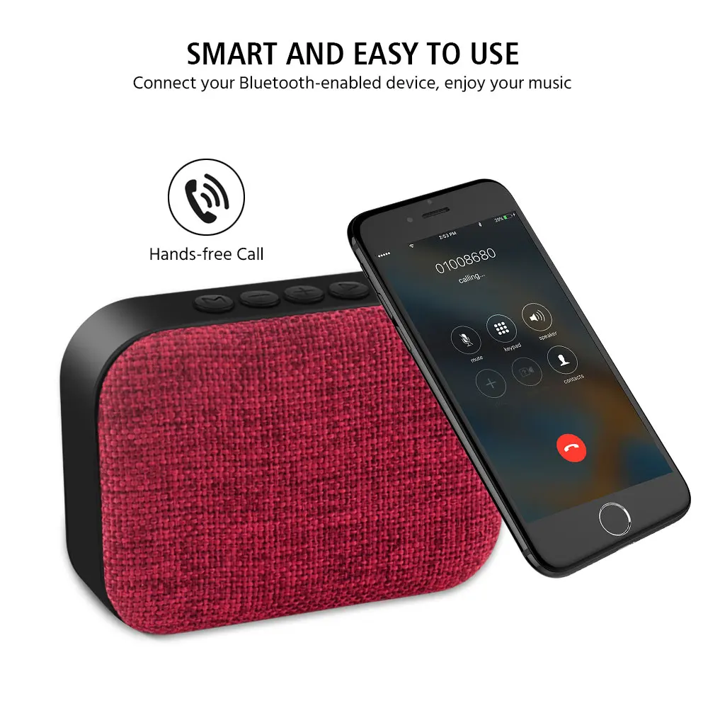 Henzin колонки Bluetooth Колонка портативный динамик Саундбар мини беспроводной