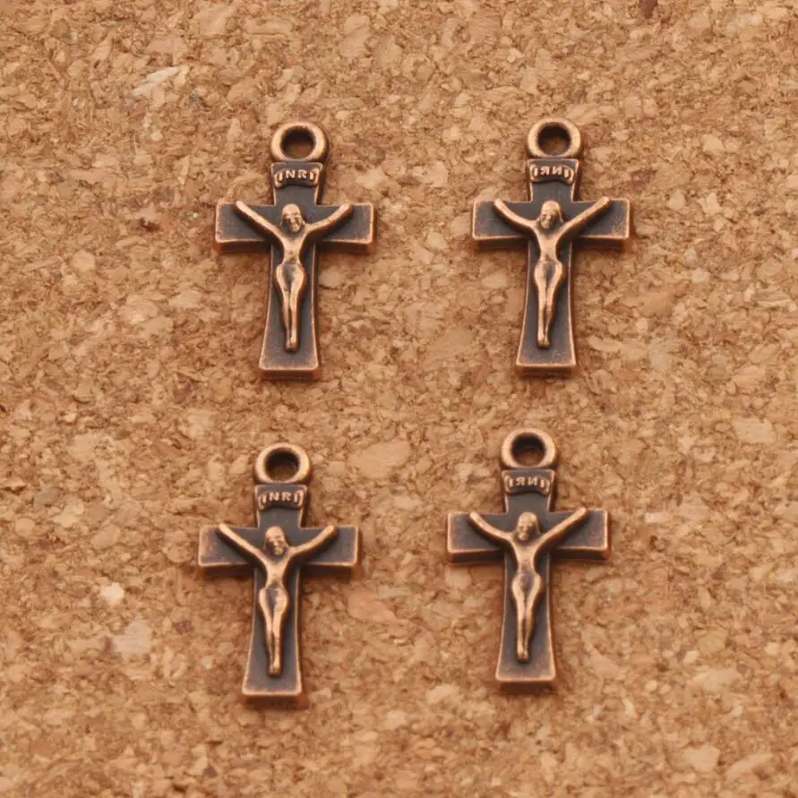 Бусины шармы в форме Креста с распятием 5 цветов аксессуары для ювелирных изделий