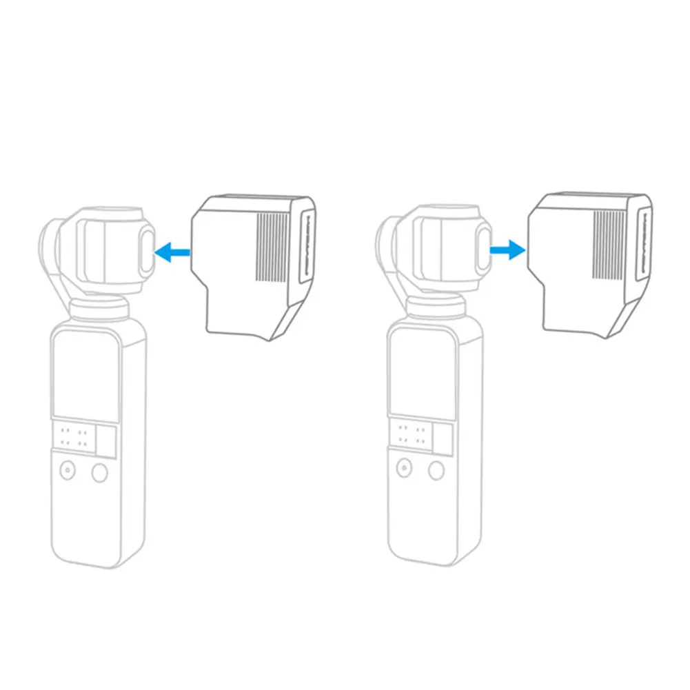 Анти-пыль мини замена PC Gimbal протектор разнонаправленная крышка объектива бейсболка с камерой хранения царапин для DJI OSMO карман