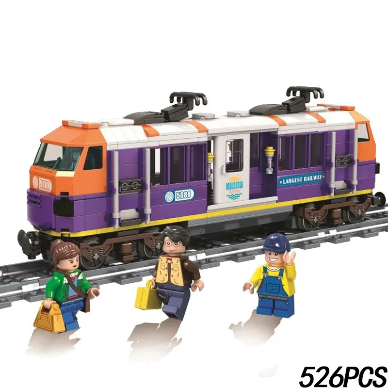 Городской креативный Technic Series аксессуары для скоростных поездов строительные