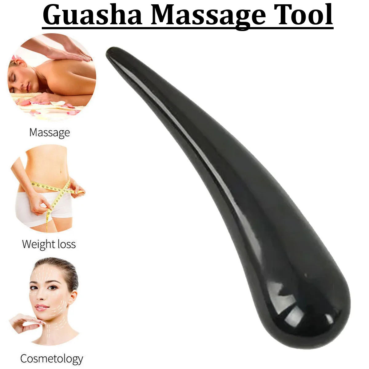 Уход за здоровьем, акупунктурная точка Gua Sha Stick Buffalo Horn, массаж ног, Нефритовая Массажная доска, камень, инструмент, спа-терапия, массажер