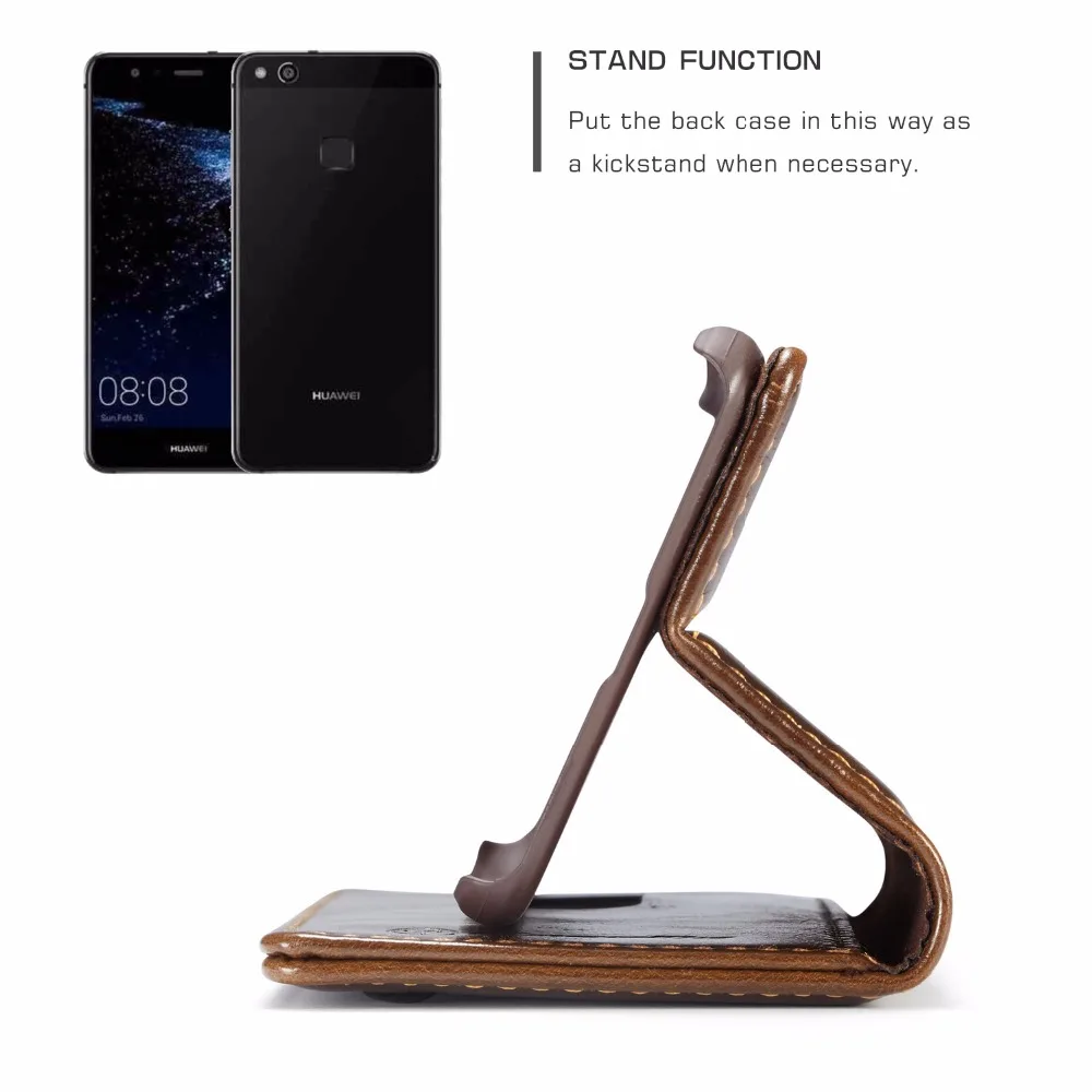 CASEME для huawei P10/P10 Lite Нефть Воск Crazy Horse Бумажник кожаный чехол P10 | Мобильные