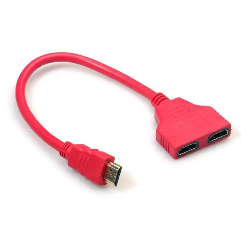Хорошая продажа Новый HDMI 1 до 2 Сплит двойной сигнал адаптер конвертировать