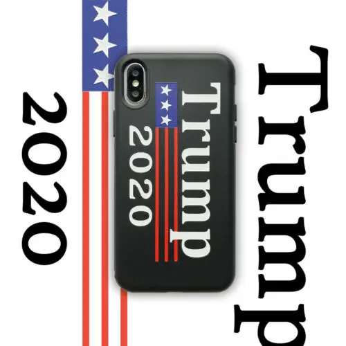 2 вида цветов Горячая Мода США Трамп 2020 чехол для телефона iPhone X XS MAX XR 8 7 6 6S