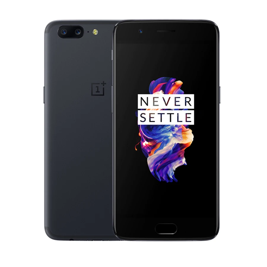 Мобильный телефон OnePlus 5 A5000 LTE 4G, две sim-карты, Восьмиядерный процессор Snapdragon835, 8 ГБ ОЗУ, 128 Гб ПЗУ, 5,5 дюймов, 1920x1080 P, 3300 мАч, NFC, 16 МП