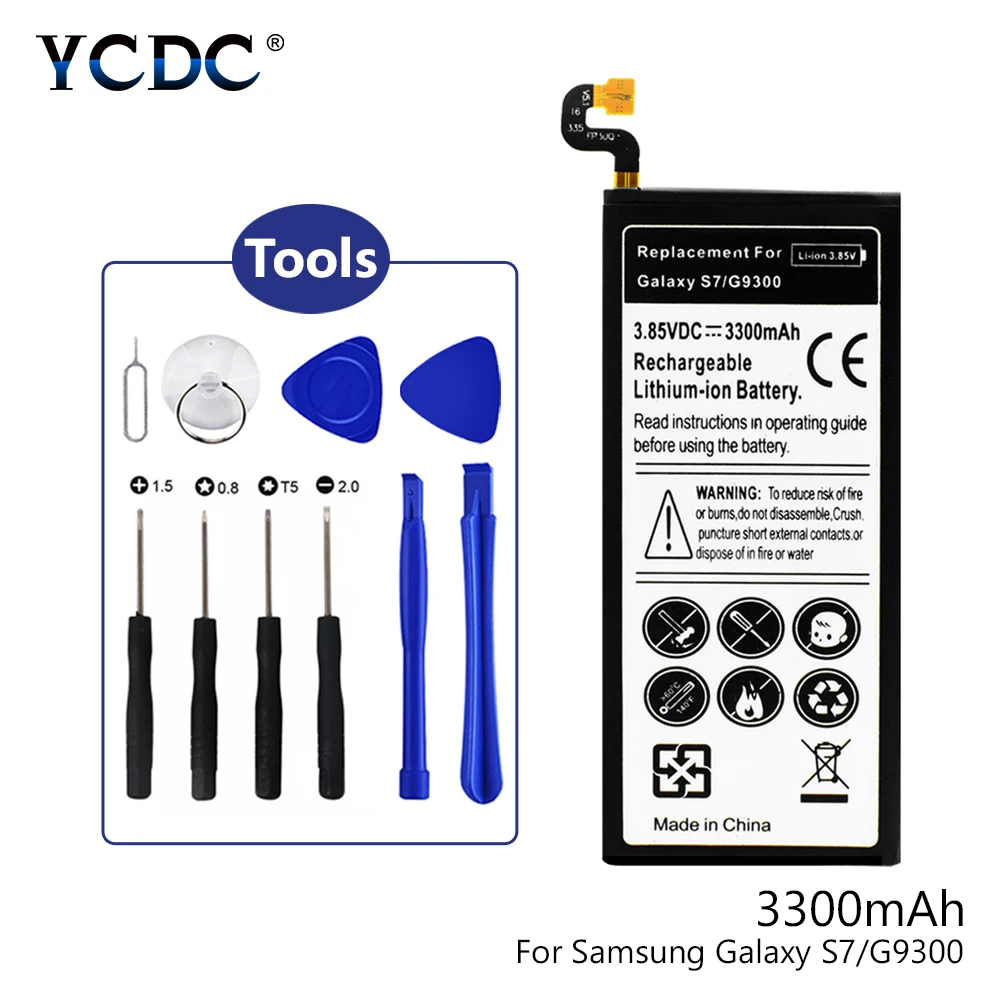 For S7 3,85 V 3030 3300 3800mAh аккумулятор для samsung Galaxy S6/Edge/S7/S8/Plus G9 G9500 G9300 G928F G9250 G9200 с набором инструментов - Цвет: For S7