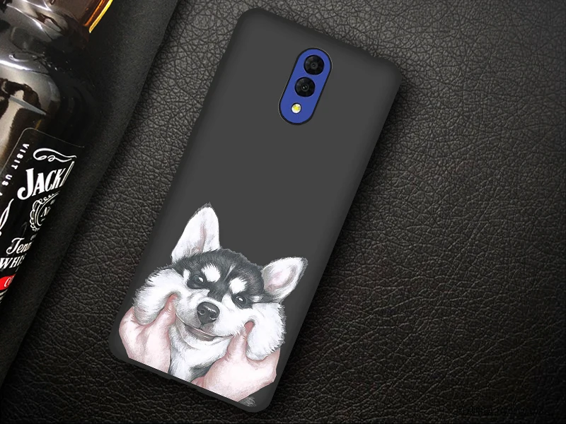 JURCHEN Case For Alcatel 3L Case Soft Tpu Silicone Back Cover For Alcatel 3L 3 L Case Cover Funda Printing Bag Cartoon