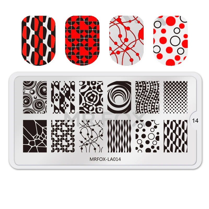 6,5*12,5 см Прямоугольный шаблон для штампов геометрическая решетка рисунок полоса художественный штамп с изображением для ногтей шаблон трафареты для дизайна маникюра