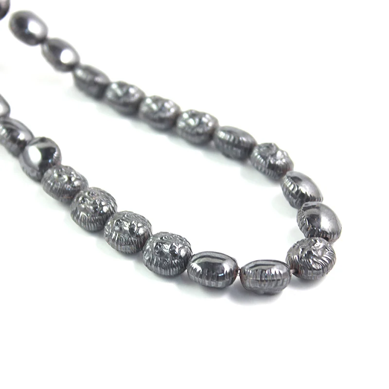 Бусины россыпью в виде головы льва из гематита 10 цветов|Бусины| |