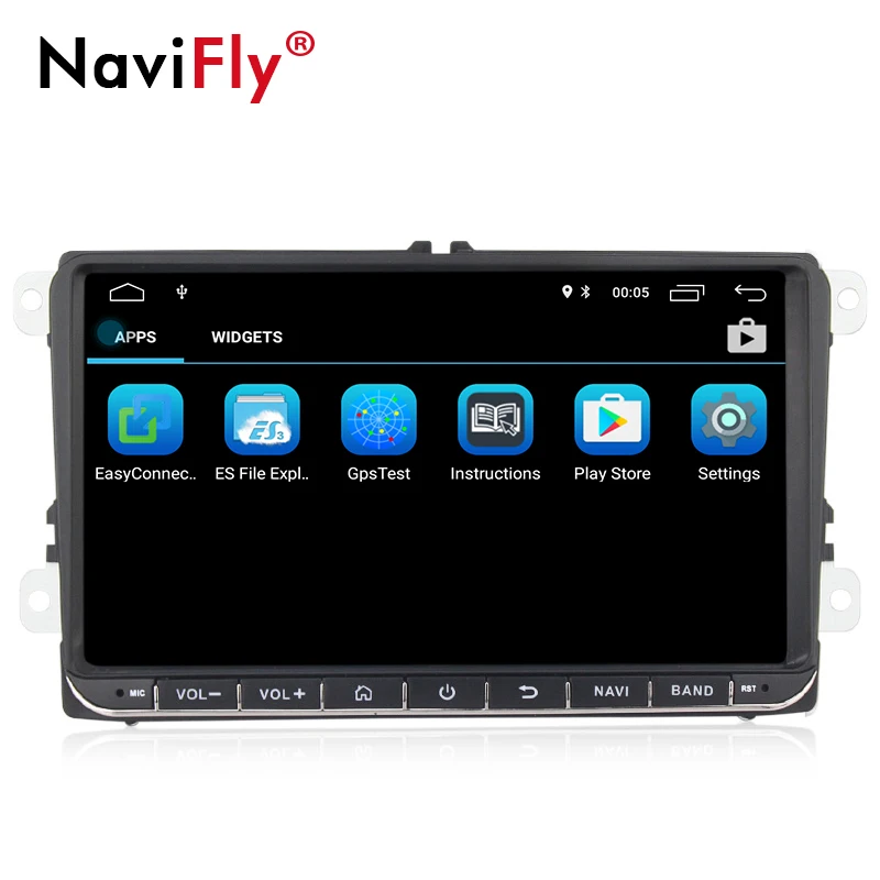 " Android четырехъядерный Автомобильный gps навигатор для VW Volkswagen SKODA GOLF 5 Golf 6 POLO PASSAT B5 B6 JETTA TIGUAN dvd плеер BT RDS