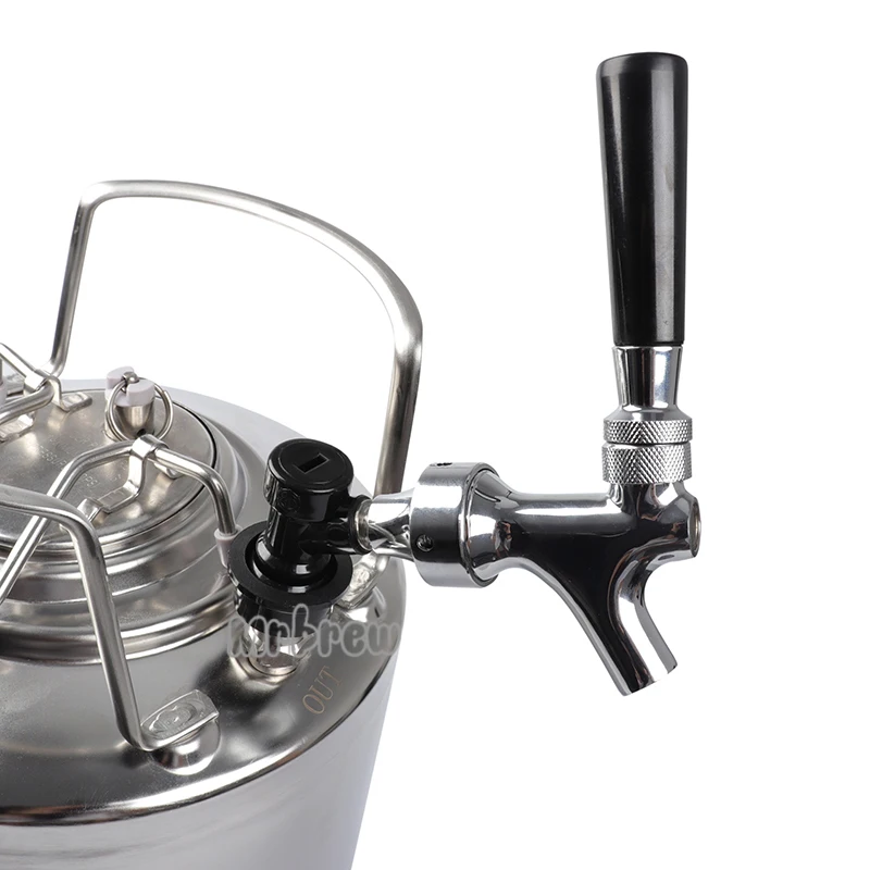 Новый полированный хромированный смеситель для пива с шариком жидкий фиксатор