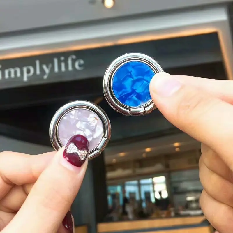 JCASE круглая металлическая оболочка кольцо на палец подставка для смартфона