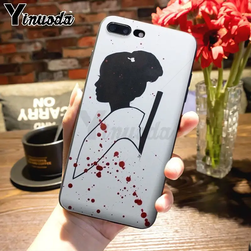 Yinuoda kill bill Darth list пять классических геометрических печатных телефонов Чехол для iPhone 7plus 6S 7 8 8Plus X 5s 11pro чехол