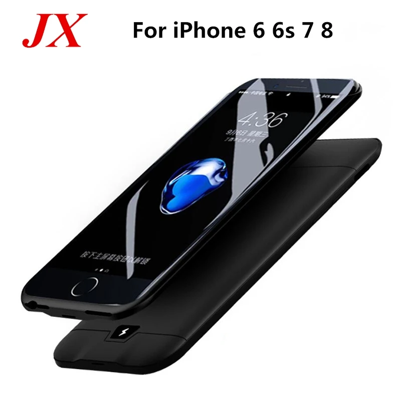 5000 Mah батарея чехол для iPhone 6 S зарядное устройство телефон крышка Банк питания