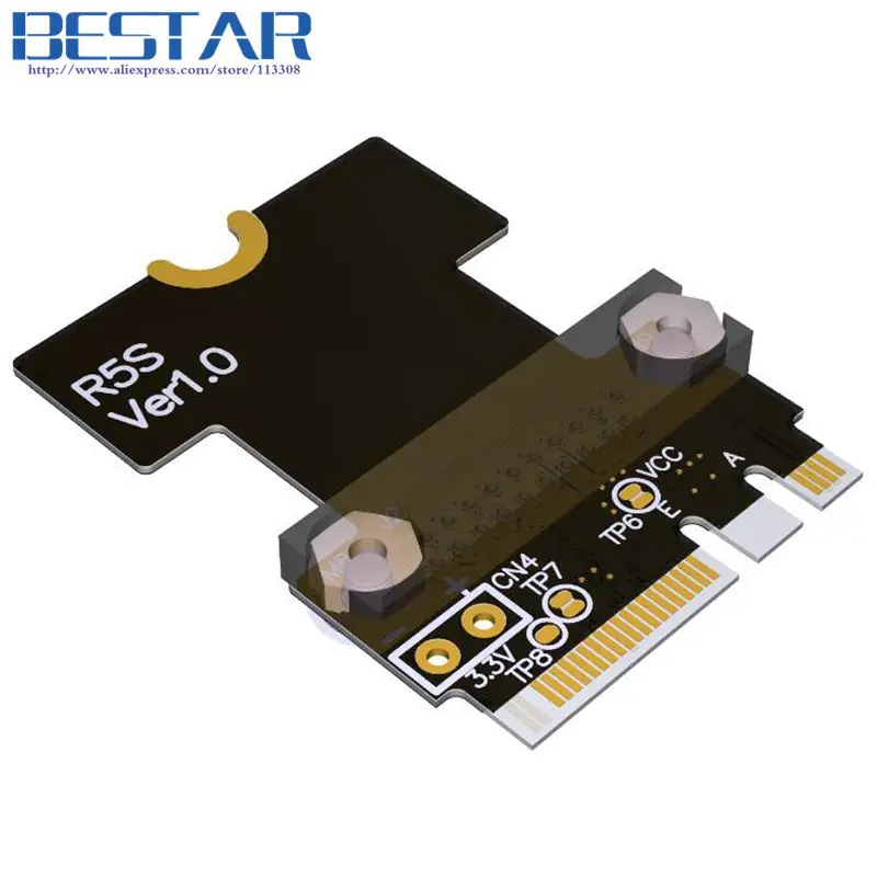 Адаптер расширения Riser M.2 WiFi A.E Key A + E на PCIe 1x x1 Ленточный Кабель адаптер Райзера Gen3.0
