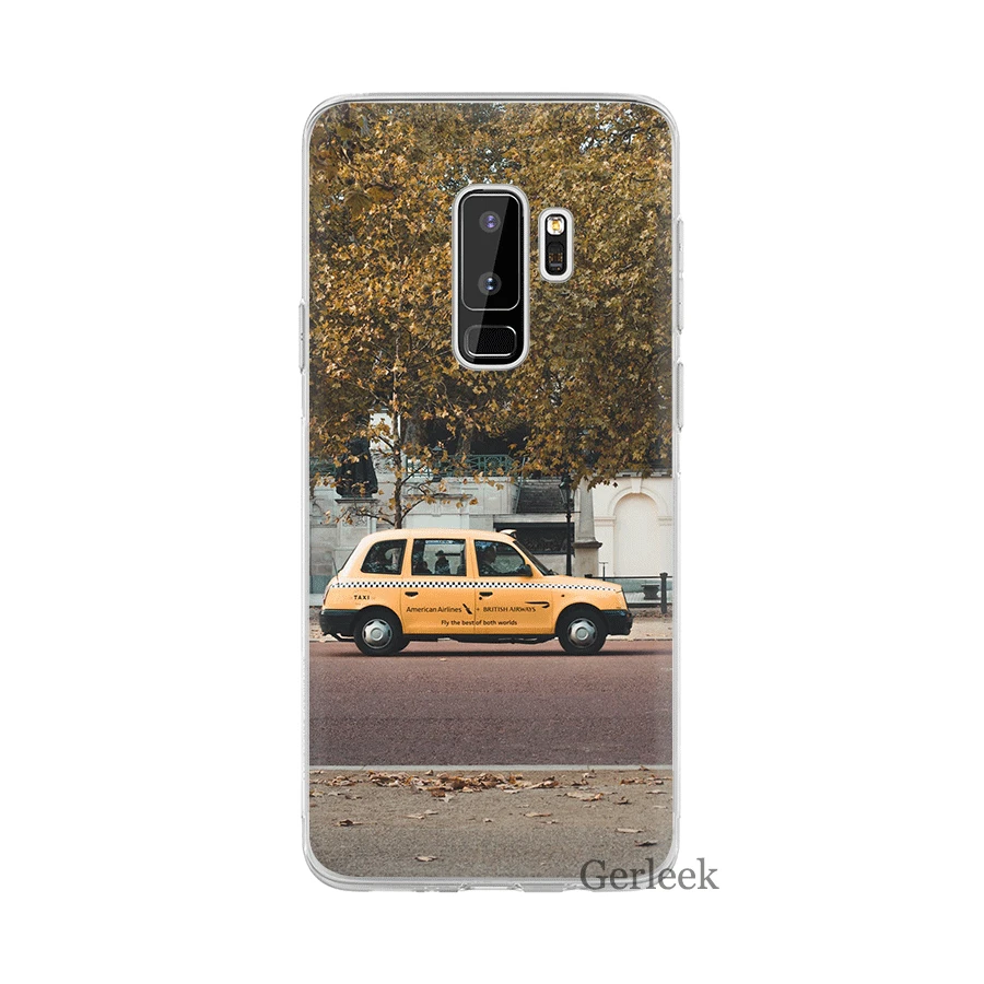 Чехол для телефона Desxz Taxi Samsung Galaxy S3 S4 S5 S6 S7 Edge S8 S9 S10 S10e Plus Note 8 9 | Мобильные телефоны
