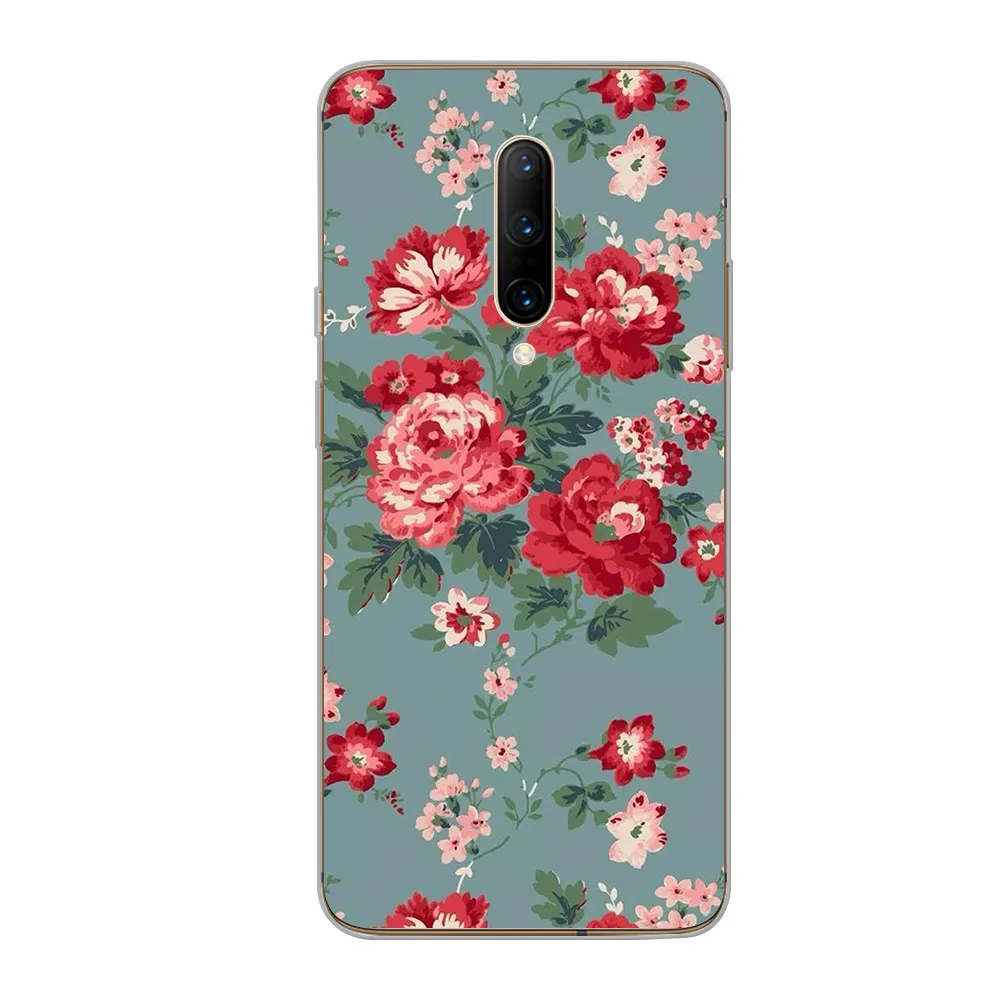 Ciciber чехол с цветочным рисунком розы для Oneplus 7 Pro чехлы телефонов 1 + Fundas Capa Coque