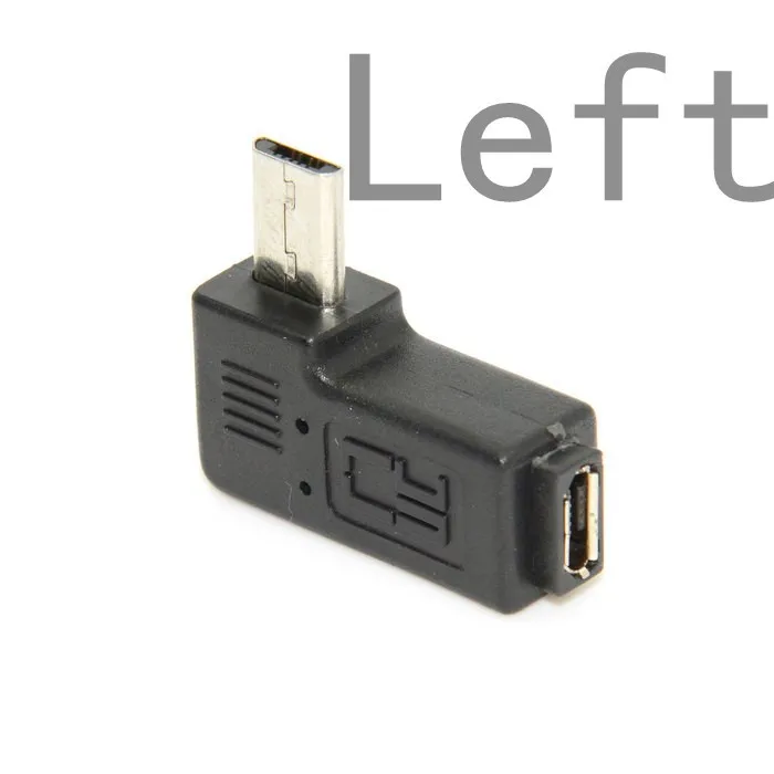 9 мм Длинный Штекерный разъем 90 градусов правый и левый Угловой Micro USB 3. 0 5Pin