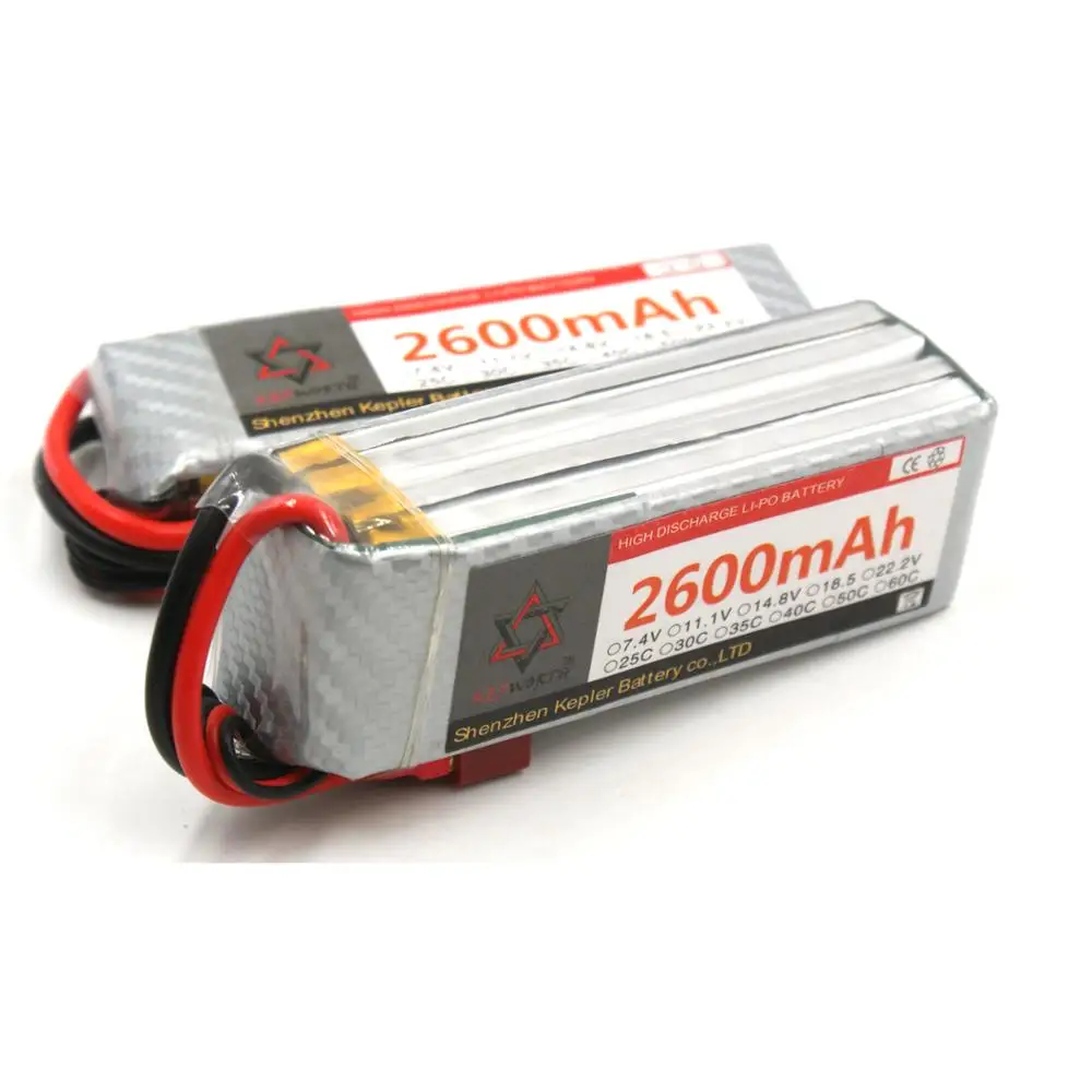Lipo Battery 4s 14.8v 2600mAh 35c Li-Polymer For RC Car Plane Boat Helicopter Truck Tank | Игрушки и хобби