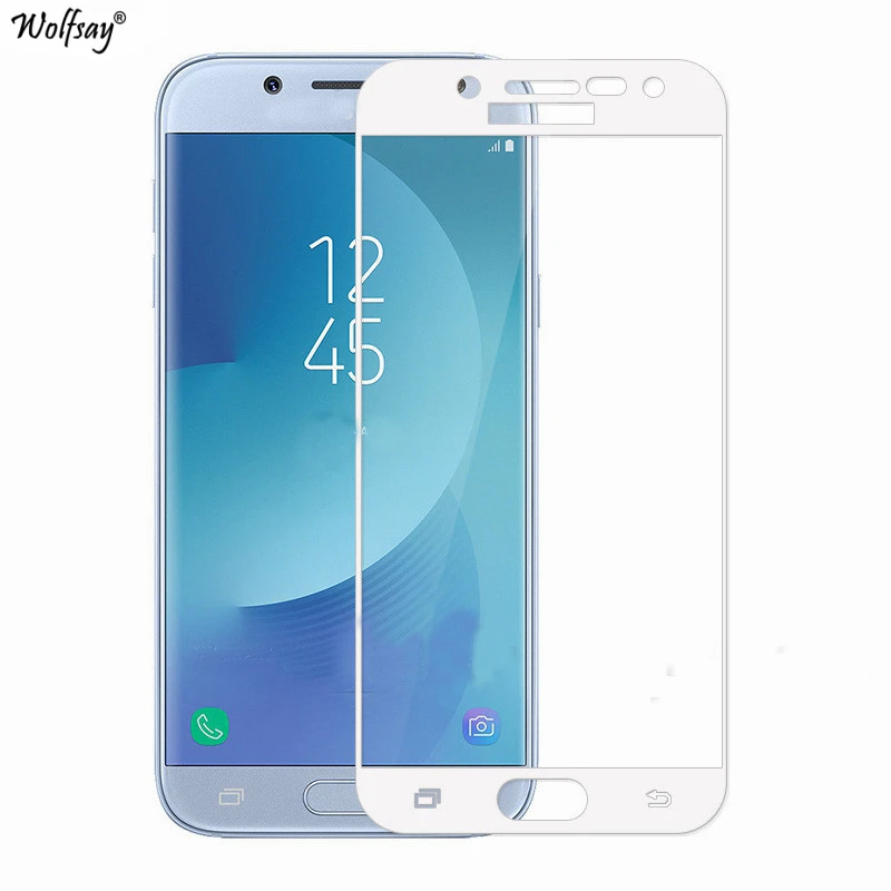 Wolfsay 2 шт. защита для экрана Samsung Galaxy J3 2017 J330F закаленное стекло защитная пленка