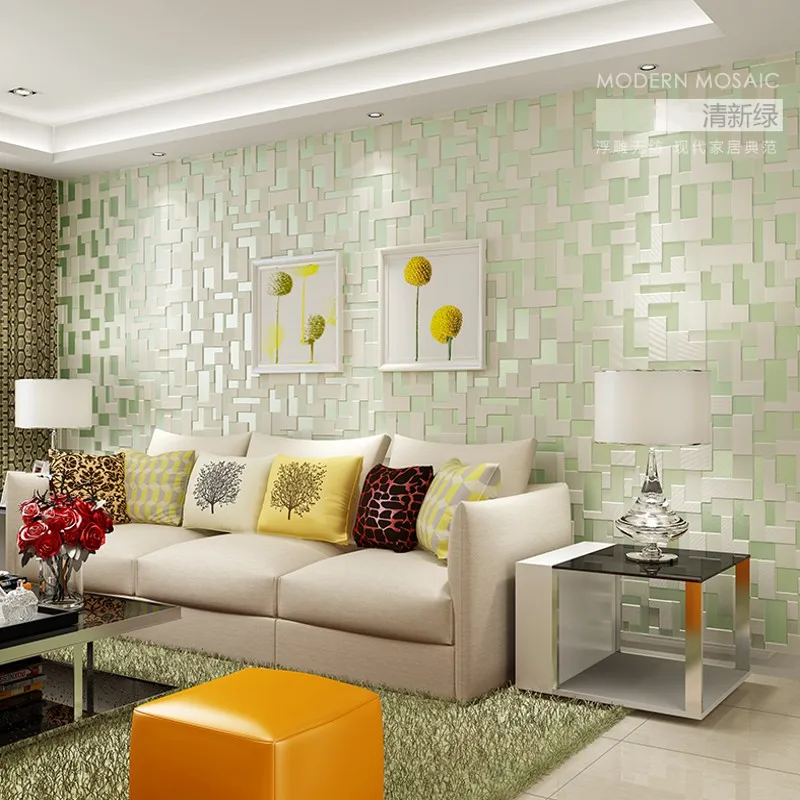 Мозаичная настенная 3D Бумага PAYSOTA Европейский современный рельефный