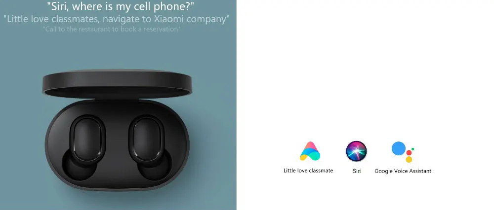 Xiaomi Redmi Airdots беспроводные Bluetooth наушники стерео TWS с микрофоном Handsfree AI управление Bluetooth 5,0 гарнитура Bass Eeadphones