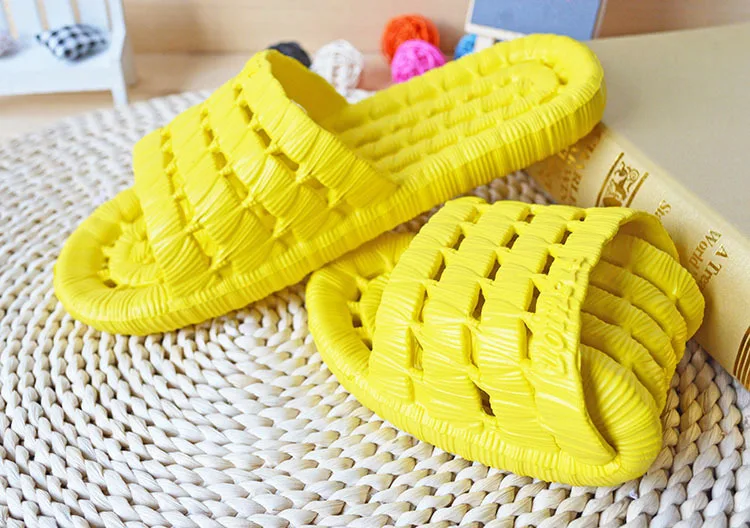 yellow for women Обувь на плоской подошве; мужские летние Нескользящие Вьетнамки; домашние тапочки; мужские тапочки; новые удобные мужские домашние тапочки; Zapatillas de hombre;# 3C - Цвет: yellow for women