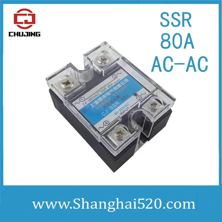 

Free shipping!!! single phase AC-AC 80A Solid State Relay/80A SSR in stock 80-250V AC to 24-380V AC other SSR also be provided