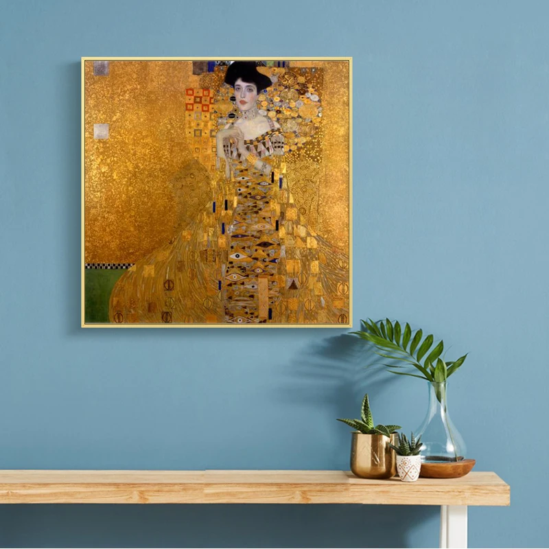 Классические известные постеры Gustav Klimt с рисунком декоративная картина на холсте