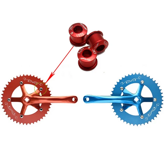 CNC одиночный Кривошип/цепные кольцевые болты с nutsX5 для MTB XC DH AM велосипеда