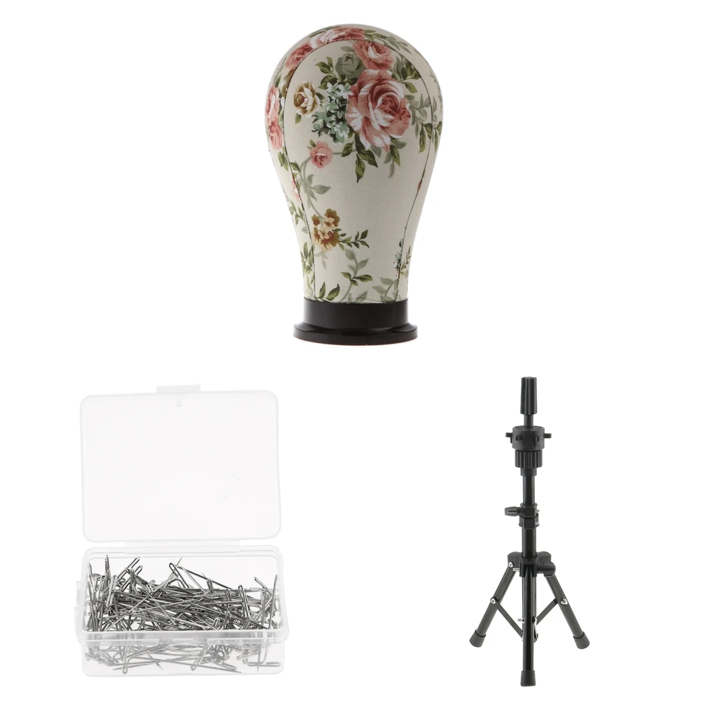 23 ''пробковая Брезентовая головка для изготовления париков Манекен Модель