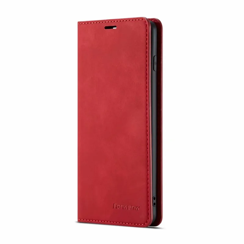 Для samsung Galaxy S10 Чехол-книжка Магнитный чехол для телефона на samsung S10 Plus чехол s кожаный чехол-бумажник для Hoesje samsung S10e чехол - Цвет: Красный