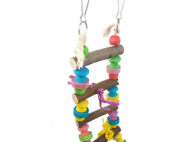 Поставка игрушек для домашних животных бревна кожаная подвеска мосты