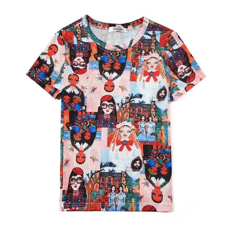 Harajuku футболка женская топы 2020 Новая мода девушка Феминистская принт губ Camiseta