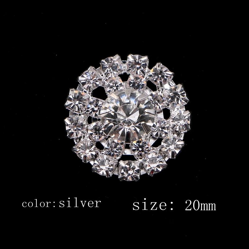 2018 настоящая упаковка 100 шт. металлические стразы пуговица с жемчужным цветком
