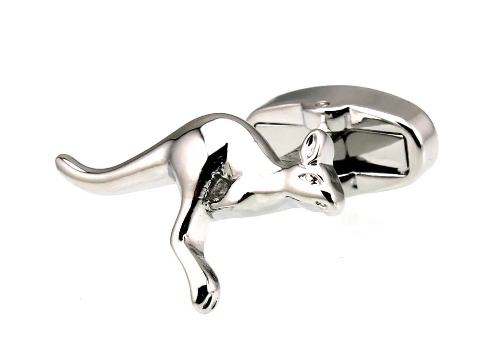 Мужские Запонки Sunnylink серебряные запонки кенгуру в виде животных для рубашки M4081