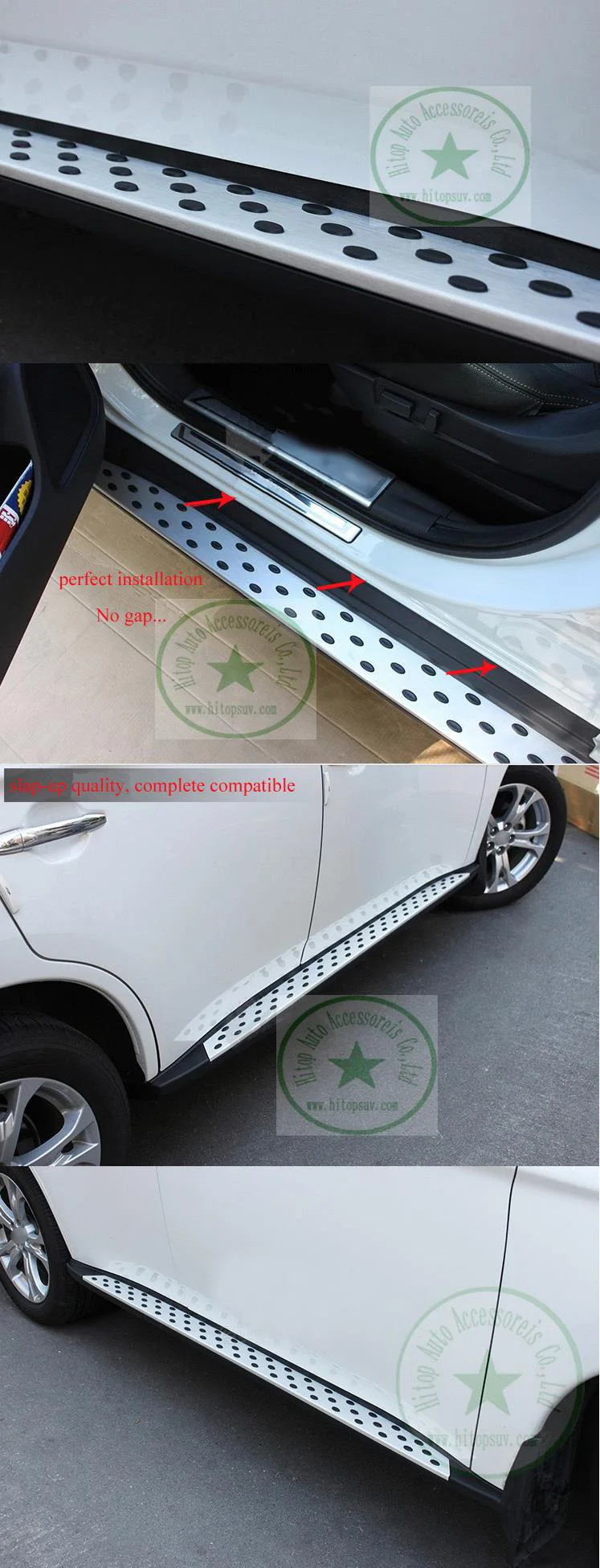 Беговая доска ножная педаль боковой шаг nerf бар для Mitsubishi Outlander 2013-, CXK подлинный, полный возврат, если не может выдержать 4 человек
