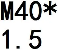 1 шт. метрический штамп для правой руки M40 X 1,0 1,5 2,0 мм Шаг штампы инструменты для нарезки резьбы