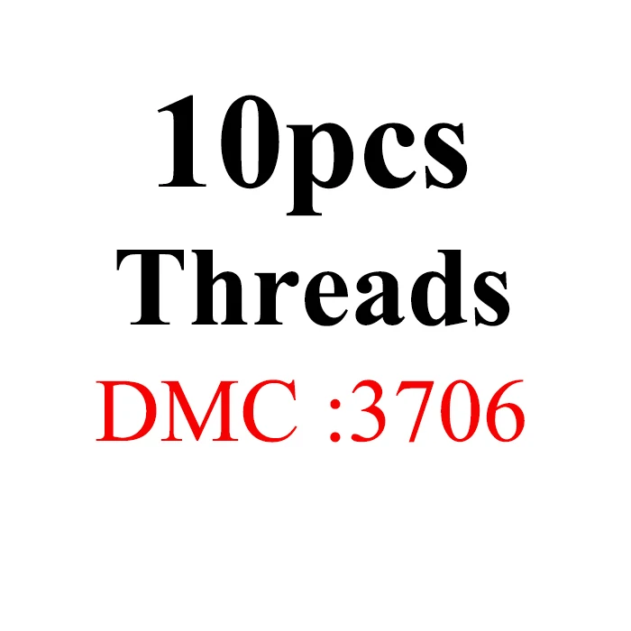 1.2m10pcs-DMC3706 Золотое панно, DMC3350-3733 Multcolor 10 шт/партия 1,2 м длина нить крестиком Хлопок Шитье, моток пряжи вышивка нить наборы - Цвет: 1.2m10pcs-DMC3706
