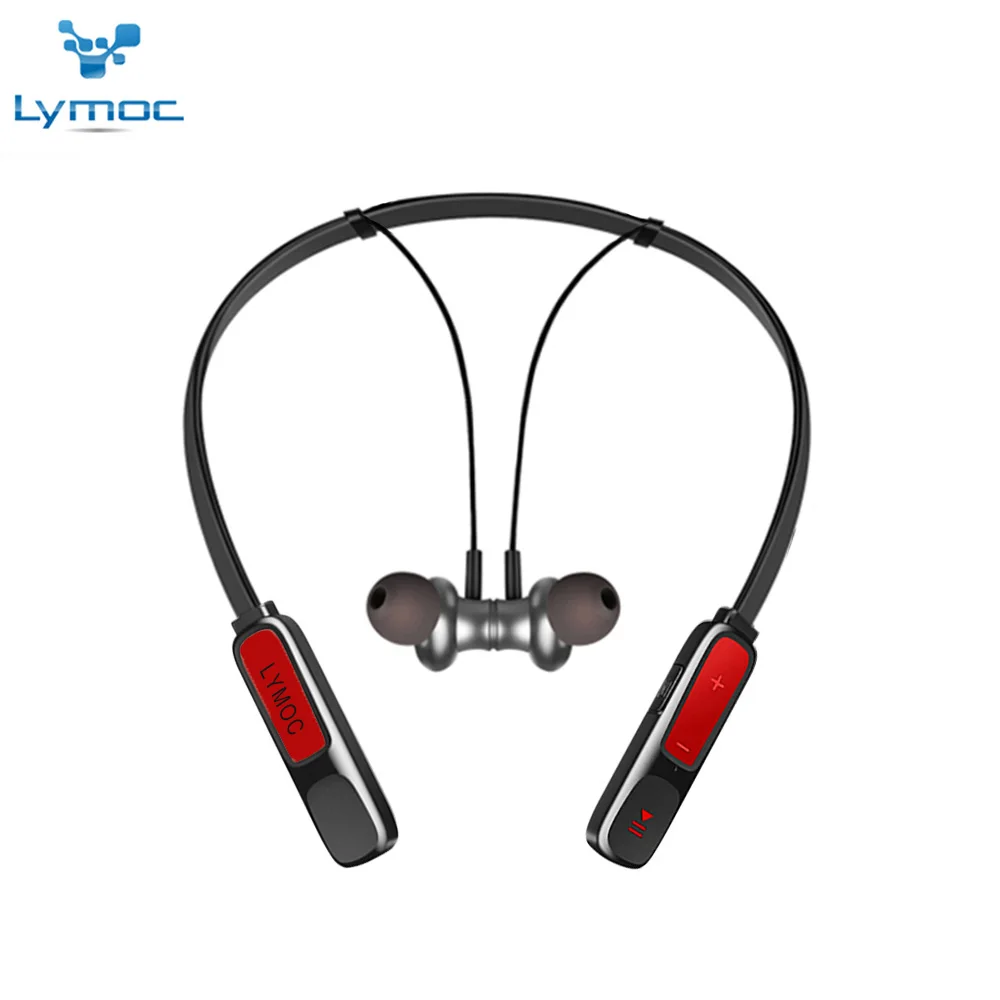 Беспроводные наушники LYMOC Bluetooth-наушники hi-fi звук складные спортивные с