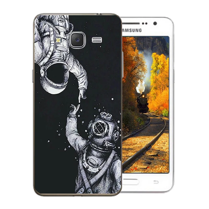 Чехол для телефона Samsung Galaxy Grand Prime TPU Silicon Space Moon шаблон G530F G531H G530FZ G5306W G5309W