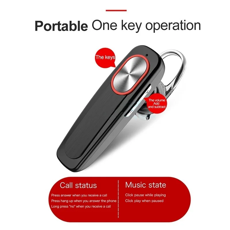 L9 bluetooth-гарнитура, беспроводные наушники, мини-наушники, гарнитура с микрофоном для телефона Iphone