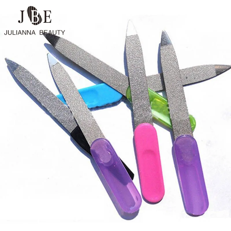 5 шт. модный двусторонний буфер для ногтей из нержавеющей стали металлический