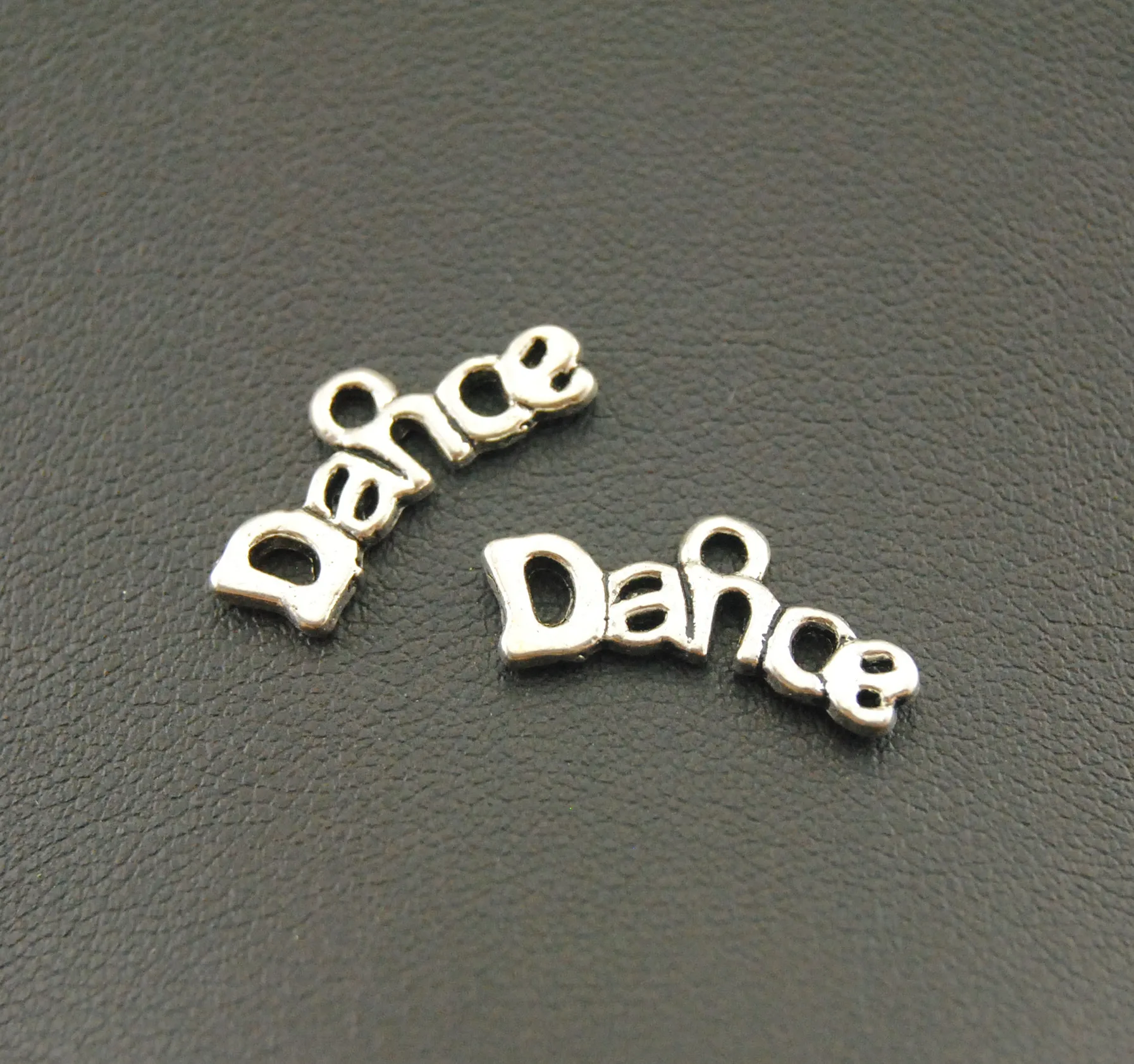 

10pcs Silver Color Dance Charms Bracelet Necklace Jewelry Making Handmade A1090