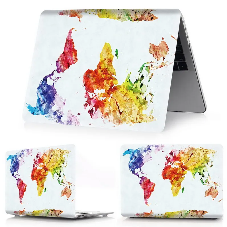 shui cai di tu Модный Индивидуальный чехол для ноутбука MacBook Air 13 Pro 13 retina 11,6 12 13,3 15,4 дюймов с сенсорной панелью ID A1932 - Цвет: shui cai di tu