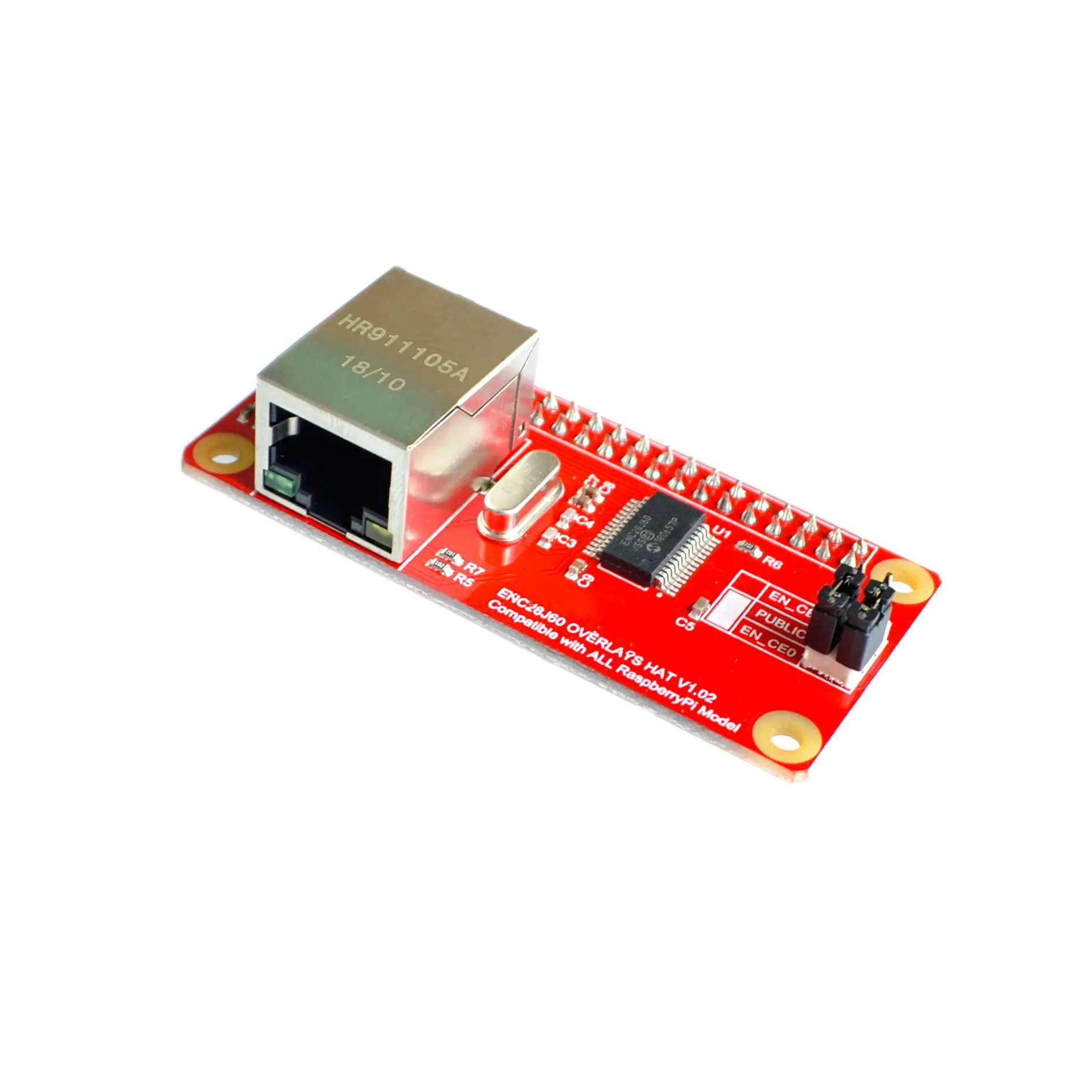 Сетевой адаптер ENC28J60 для Raspberry Pi Zero|Интегральные схемы| |