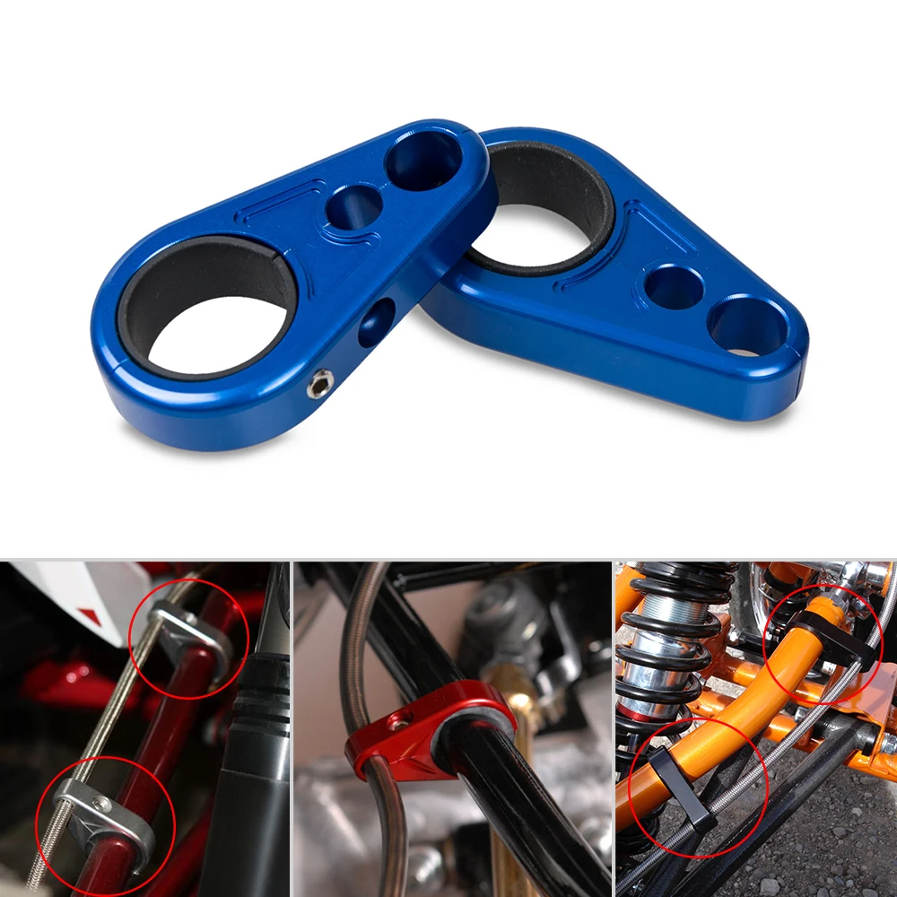 CNC зажимы тормозной линии для Yamaha Banshee 350 Raptor 250 350 660 700R Grizzly 125 300 YFM350 YFM660 YFM700 Росомаха воин