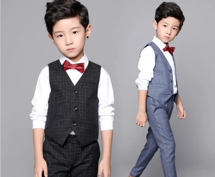 Детский костюм Официальный Школьный для свадеб принц Детские вечерние смокинги