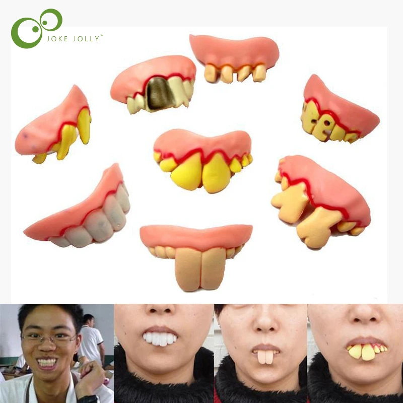 5 шт. April's day trick toys gagtooth костюмы на Хэллоуин больше шуток веселые зубные протезы