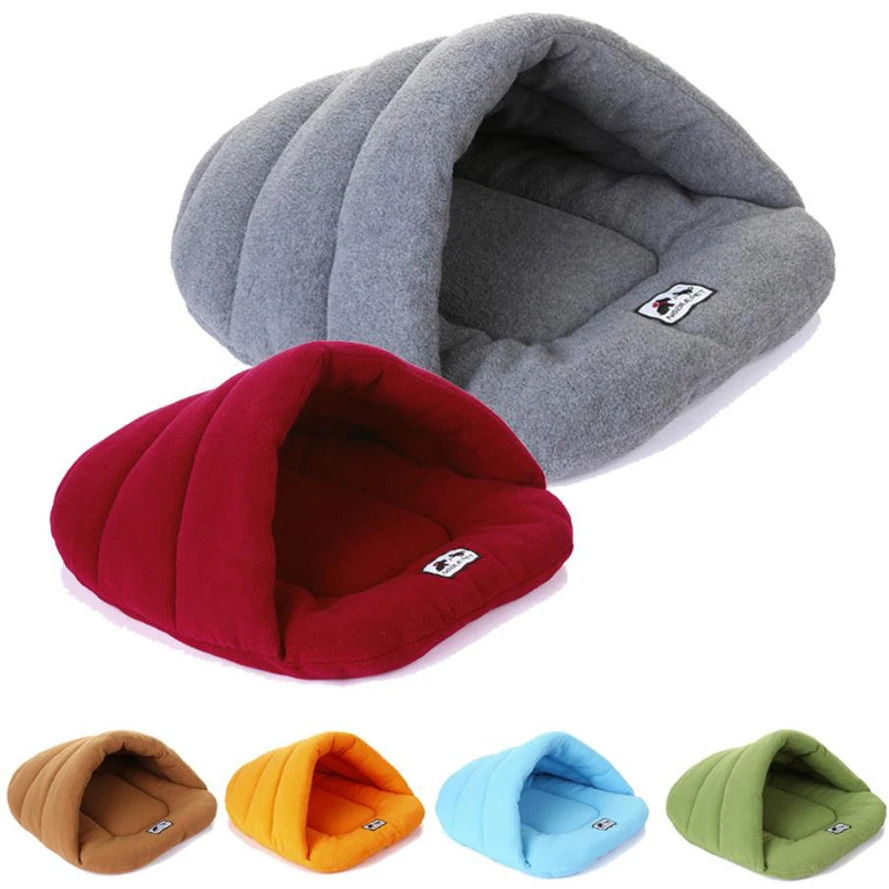 Высококачественная Теплая Флисовая кровать для собаки мягкий материал